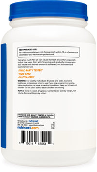 Thumbnail for Nutricost C8 MCT Oil Powder 2LBS (32oz) - 95% C8 MCT Oil Powder
