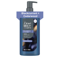 Thumbnail for DOVE MEN + CARE Blackcurrant + Cedarwood Plant-Based Moisturizing Body Wash for Men, 26oz