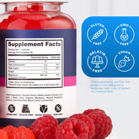 Thumbnail for Magnesium Glycinate Gummies 400mg, High Absorption Magnesium Supplement for Women, Men and Kids, Muscle Support and Relaxation, Sugar Free, Vegan, 60 Days Supply