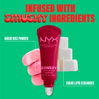 Thumbnail for NYX PROFESSIONAL MAKEUP Smushy Matte Lip Balm, Tinted Lip Moisturizer with Soft, Matte Finish - Squeeze N' Sizzle (Cherry Red)