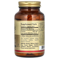 Thumbnail for Solgar - L-Lysine 500 mg Vegetable Capsules Count