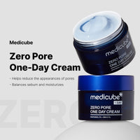 Thumbnail for Medicube Zero Pore One-Day Cream 1.69 fl.oz - Visibly Smaller Pores, Controls Excess Oil - Pore Refining Cream with Panthenol, Salicylic Acid, and Niacinamide - Korean Skincare