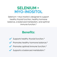 Thumbnail for Rootcology by Dr. Izabella Wentz | Selenium + Myo-Inositol | Comprehensive Blend to Promote Hormone Balance and Immune System Health | 60 Capsules