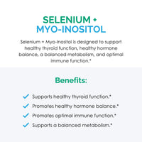Thumbnail for Rootcology by Dr. Izabella Wentz | Selenium + Myo-Inositol | Comprehensive Blend to Promote Hormone Balance and Immune System Health | 60 Capsules