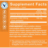 Thumbnail for The Vitamin Shoppe Bromelain 500MG & 2,000 GDU, Supports Protein Digestion & Absorption, Enzyme Sourced from Pineapples (180 Tablets)