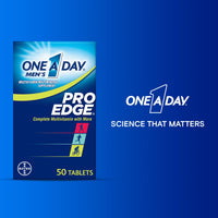 Thumbnail for One A Day Men’s Pro Edge Multivitamin, Supplement with Vitamin A,C,D, E and Zinc for Immune Health Support and Magnesium for Healthy Muscle Function, 50 Count