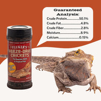 Thumbnail for Fluker's Freeze Dried Crickets, Ideal for Reptiles, Birds, and Fish, Packed with Protein and Essential Nutrients, 1.2 oz