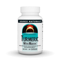 Thumbnail for Source Naturals Turmeric with Meriva, Eases Discomfort from Everyday Activities, 29X Bioavailibility* - 500 mg - 60 Capsules
