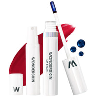 Thumbnail for Wonderskin Wonder Blading Lip Stain Peel Off and Reveal Kit - Long Lasting, Waterproof Red Lip Tint, Transfer Proof Natural Makeup Stain Kit (Divine)
