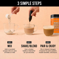 Thumbnail for NAKED Hazelnut Latte Protein Coffee - Premium Colombian Iced Coffee Protein Shake Drink, Delicious Keto Friendly and Gluten Free, 17 Servings
