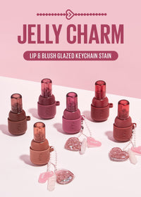 Thumbnail for Kaja Lip & Blush Glazed Keychain Stain - Jelly Charm 03 Berry Colada | with Triple Berry Complex, Lemon Fruit Extract & Olive Squalane, Hydrating, Long Lasting Tint