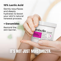Thumbnail for AmLactin Crepe Firming Cream - Therapeutic Skin Tightening Cream for Body – No-Scrub Exfoliator and Moisturizer, Skin Care with 15% Lactic Acid AHA, 12 oz (Packaging May Vary)
