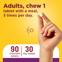 Thumbnail for Nature Made Digestive Enzymes 5-in-1 Blend, Digestive Health Support, 90 Chewable Tablets, 30 Day Supply