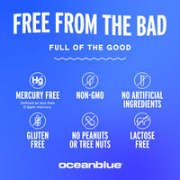 Thumbnail for Oceanblue Professional Omega-3 2100mg Fish Oil Supplement – Triple Strength, High Potency EPA, DHA & DPA – Burpless, Wild-Caught, Natural Orange Flavor – 120 Count (Pack of 1)