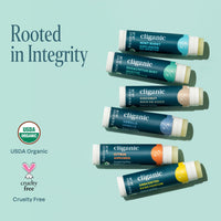 Thumbnail for Cliganic Organic Lip Balm Set (6 Flavors) - 100% Natural Hydrating, Moisturizing for Dry Cracked Lips, Stocking Stuffer Gift for Men & Women