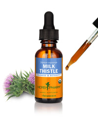 Thumbnail for Herb Pharm Milk Thistle Seed Liquid Extract for Liver Function Support - 1 Ounce