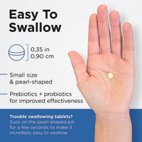 Thumbnail for Earth's Pearl Probiotics for Women & Men & Kids - Pearl-Shaped Probiotic & Prebiotics with BIO-Tract®, 4 Billion CFU, Gut Health Support (60-Day Supply)