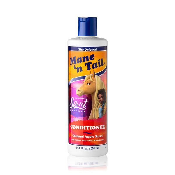 Mane 'n Tail Spirit Untamed Conditioner â€“ Caramel Apple Scented, Gentle Leave-in Conditioner for Silky, Shiny Hair (11.2 oz)