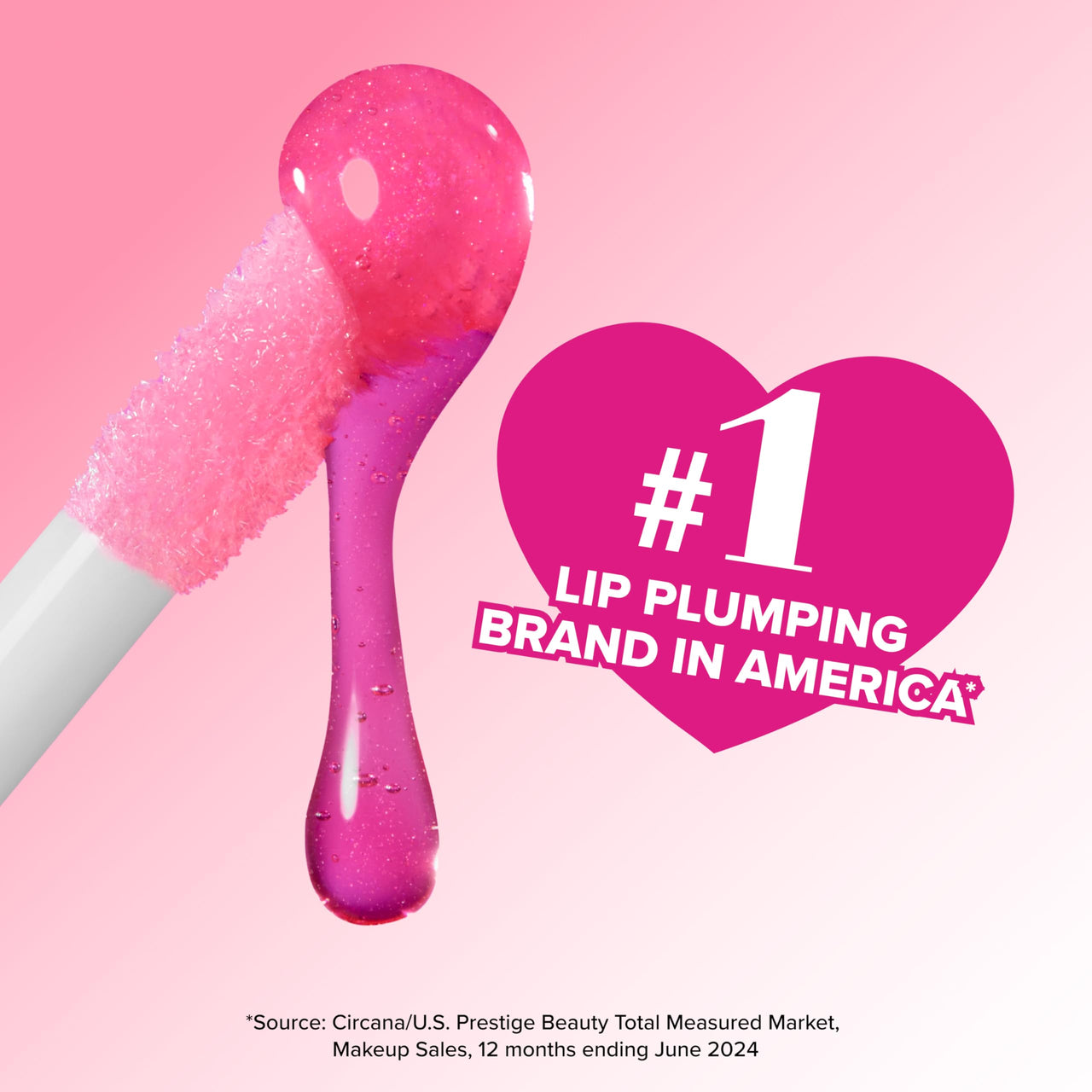 Too Faced Lip Injection Maximum Plump Extra Strength Lip Plumper Gloss | Hydrating + Plumping, 0.14 Fl Oz, Blueberry Buzz