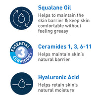 Thumbnail for CeraVe Hydrating Foaming Oil Cleanser, Moisturizing Oil Cleanser for Face & Body, Squalane Oil + Hyaluronic Acid + Ceramides, For Dry to Very Dry Skin, Fragrance Free & Residue Free, 19 FL Oz