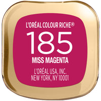 Thumbnail for L'Oreal Paris Colour Riche Original Creamy, Hydrating Satin Lipstick with Argan Oil and Vitamin E, Miss Magenta , 1 Count