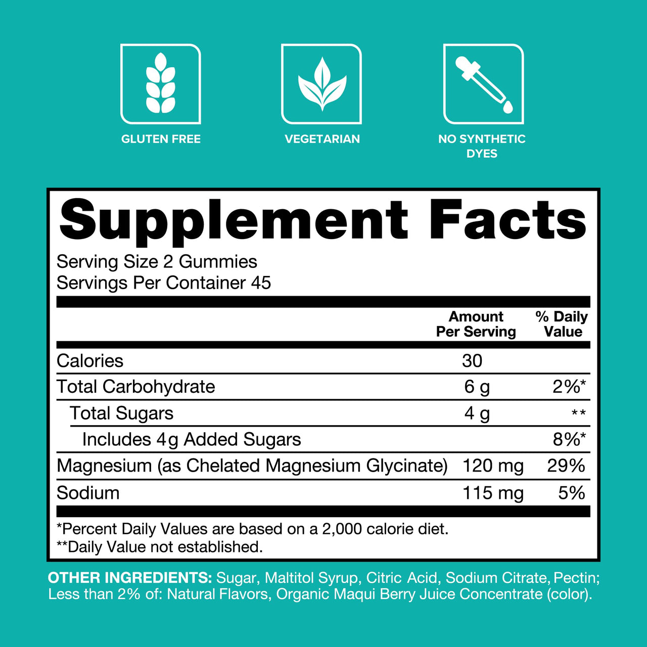 Qunol Magnesium Glycinate Gummies, 120mg of Magnesium Glycinate, High Absorption, Mixed Berry, 90 Count (Pack of 1)