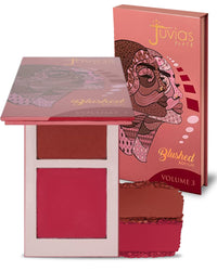 Thumbnail for Juvia's Place Blushed Duo Blush Volume3 - Two Tone Pigmented Buildable Pressed Mineral Powder - Rosy Natural Cheeks Matte Fresh Finish for All Skin Color