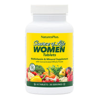 Thumbnail for NaturesPlus Source of Life Women - 60 Tablets - Multivitamin & Mineral Supplement - with Iron, Calcium, Folate & Lutein - Gluten Free, Vegetarian - 30 Servings