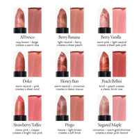 Thumbnail for LAURA GELLER NEW YORK Italian Marble Sheer Lipstick - Honey Bun - Hydrating & Lightweight - Vitamin E & Caster Seed Oil - Cream Finish