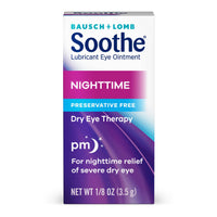 Thumbnail for Bausch + Lomb Soothe Lubricant Eye Ointment Night Time - 0.13 oz, Pack of 6