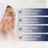 Thumbnail for OCuSOFT Lid Scrub Original Foaming Eyelid Cleanser - Mild Instant Foaming Eyelid & Eyelash Cleanser - Daily Eyelid Wash to Remove Oil, Dust, Pollen & Eye Makeup - 7.25 fl oz