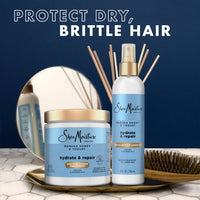 Thumbnail for SheaMoisture Manuka Honey & Yogurt Multi-Action Leave-in Conditioner + Protein Power Treatment for Hair Repair, Frizz Control, 8 Oz Ea, for Curly, Damaged Hair