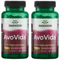 Thumbnail for Swanson AvoVida - Cartilage & Joint Health Supplement to Support Mobility & Flexibility* - Contains Phytosterols from Avocado & Soy Extracts - Non-GMO - 60 Capsules (2 Pack)