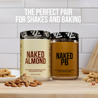 Thumbnail for NAKED Whey Chocolate Peanut Butter Protein Powder (21 Servings) PB Powdered Peanut Butter 1.5LB (45 Servings) – Grass-Fed; Bulk; Non-GMO; Gluten Free; Soy Free; Vegan