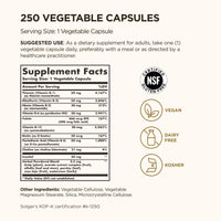 Thumbnail for Solgar B-Complex “50”, 250 Vegetable Capsules - Energy Metabolism, Cardiovascular Support, Nervous System Support - Non-GMO, Vegan, Gluten Free, Dairy Free, Kosher - 250 Servings