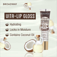 Thumbnail for Ruby Kisses Broadway Vita-Lip Clear Lip Gloss (5 Pack Mint, Rosehip, Coconut, Argan Oil, Mango Butter), Ultra-Hydrating & Soothing Formula with Vitamin Oils, High-Shine Non-Sticky Finish Lip Balm