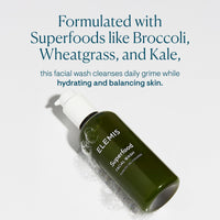 Thumbnail for ELEMIS Superfood Facial Wash 200ml, Daily Gel Cleanser with Prebiotics for Glowing, Balanced Skin, Hydrating Cleanser for Face
