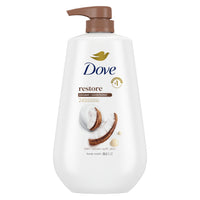 Thumbnail for Dove Body Wash with Pump Restore Coconut & Cocoa Butter for 24hr Lotion-Soft Skin Moisturizing Skin Cleanser with No Sulfates No Parabens 30.6 Oz