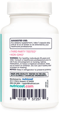 Thumbnail for Nutricost Probiotic for Women 30 Billion CFU, 60 Capsules - Complex with Acacia Fiber, Uva Ursi & Cranberry Extract, Non-GMO & Gluten Free