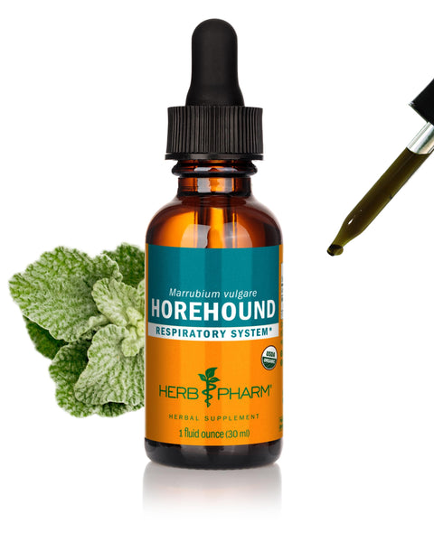 Herb Pharm Horehound Liquid Extract for Respiratory System Support - 1 Ounce