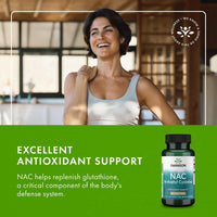 Thumbnail for Swanson NAC N-Acetyl Cysteine Antioxidant Liver Support & Amino Acids Supplement 600 mg 100 Capsules