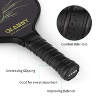 Thumbnail for OLANNY Pickle Ball Raquette Set of 4 Lightweight Pickleball Paddle Set Premium Comfort Grip Polymer Honeycomb Core Set of Four Paddles,4 Replacement Soft Grip,4 Balls & Drawstring Bag