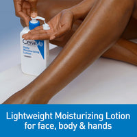 Thumbnail for CeraVe Daily Moisturizing Lotion for Dry Skin, Body Lotion & Face Moisturizer with Hyaluronic Acid and Ceramides, Daily Moisturizer, Fragrance Free, Oil-Free, 19 Ounce