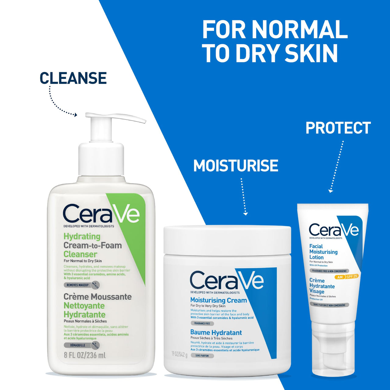 CeraVe Foaming Facial Cleanser | Daily Face Wash for Oily Skin | Hyaluronic Acid + Ceramides + Niacinamide | Fragrance Free & Paraben Free | Non - Drying Oil Control Face Wash | 8 Fluid Ounce