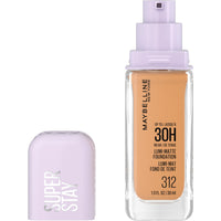 Thumbnail for Maybelline Super Stay Lumi-Matte Foundation, Lightweight and Buildable Full Coverage Foundation Makeup For Up To 30HR Wear, 312, 1 Count