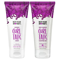 Thumbnail for Not Your Mother's Curl Talk Frizz Control Sculpting Gel & Defining Cream (2-Pack) - 6 fl oz Each - Tames Hair Frizz & Maximizes Definition - For All Curly Hair Types