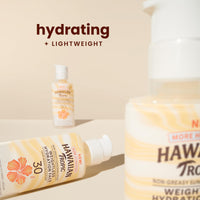 Thumbnail for Hawaiian Tropic Weightless Hydration Lotion Sunscreen for Face SPF 30, 1.7oz | Travel Size Sunscreen Lotion, Beach Essentials, Sun Protection, Travel Sunblock Face, Summer Essentials, 1.7 fl oz