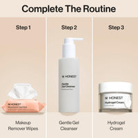 Thumbnail for Honest Beauty Fragrance Free Cleansing Makeup Remover Facial Wipes | Plant Based, Hypoallergenic, Gentle for Sensitive Skin | 90 Count