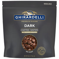 Thumbnail for Ghirardelli Premium Dark Coating Wafers, 5lb Bag