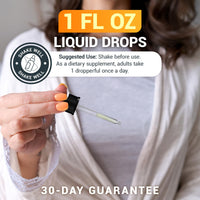 Thumbnail for Dr. Berg Liquid Vitamin D3 & K2 Supplement with Zinc - for Bone, Teeth, Mood & Immune Health* - Vitamin D3 & K2 Drops for Adults - 1 fl oz